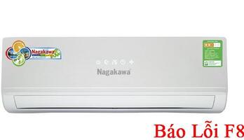 Điều hòa nagakawa báo lỗi f8 do thiếu gas, hết gas